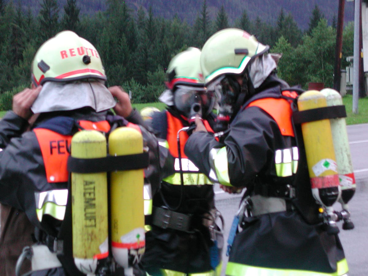 Atemschutzübungen an der Landesfeuerwehrschule