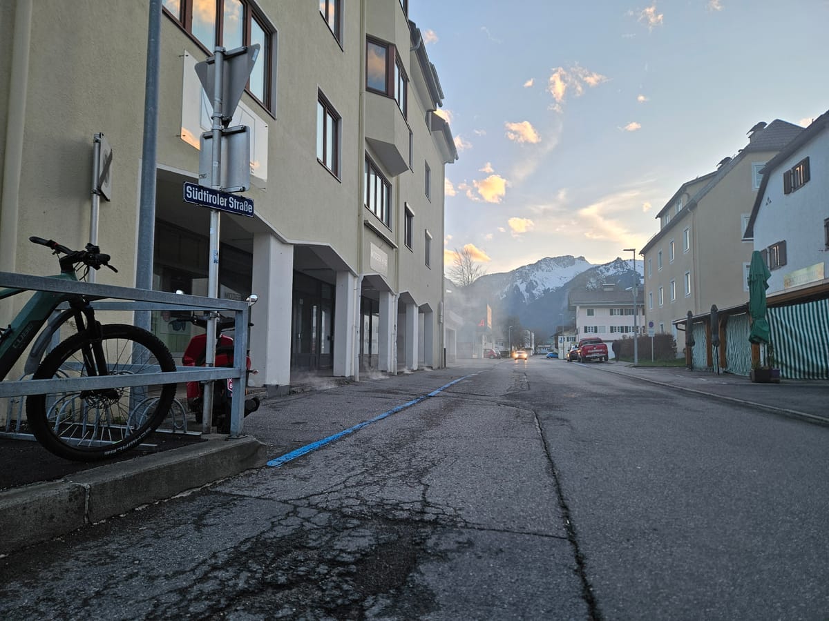 Übung mitten im Herzen von Reutte