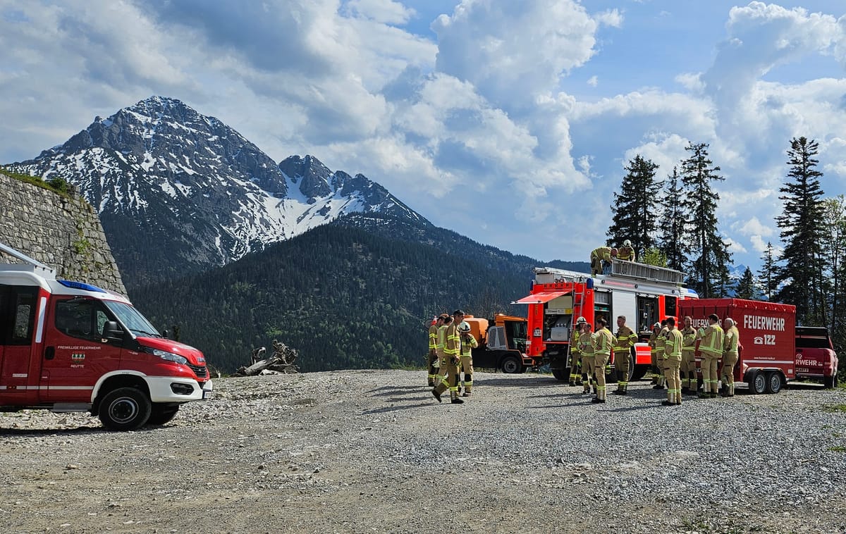 Flächenbrand am Schlosskopf