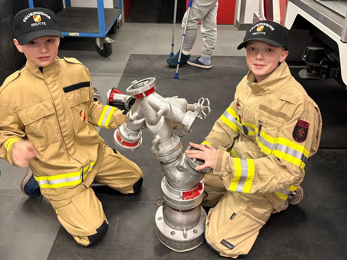Funkübung mit unserer Jugendfeuerwehr